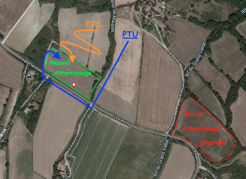 Roynac atterrissage parapente